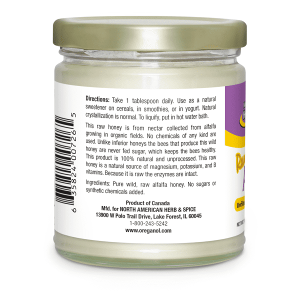 Alfalfa-Honey consumption directions