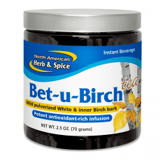 Bet-u-Birch Tea front label