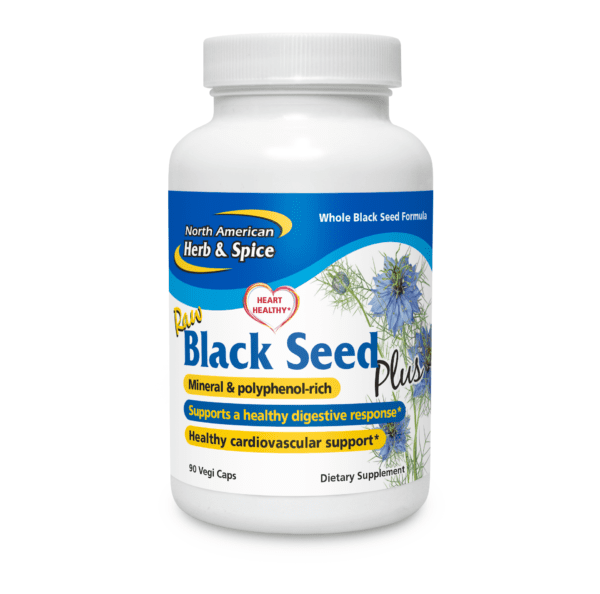 Black Seed Plus 90 Capsules Fron Label