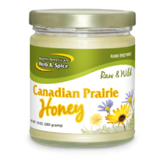 Canadian Prairie Honey 10 oz front label