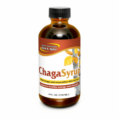 ChagaSyrup 4oz Front Label