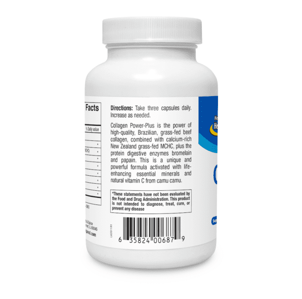 Collagen Power Plus directions label