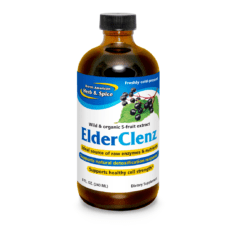Front of ElderClenz bottle