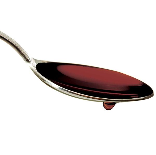ElderClenz liquid on spoon