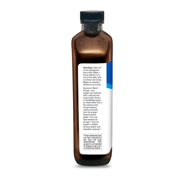 Essence of Neroli Orange directions label