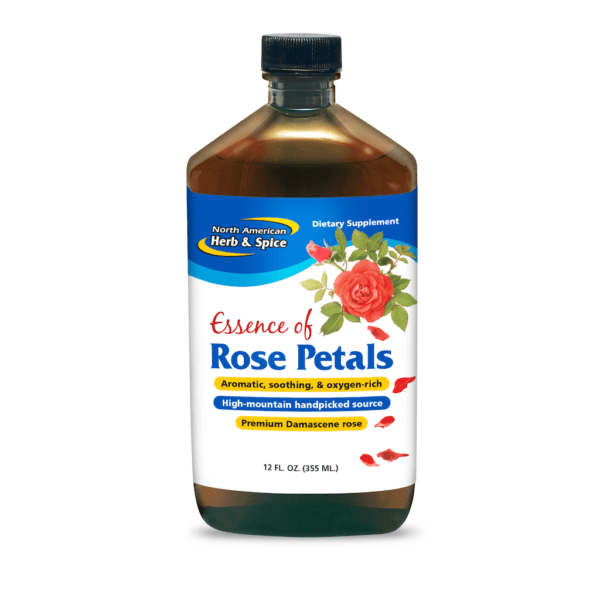 Essence of Rose Petals front label