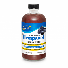 Hempanol Brain Detox 8oz Front Label