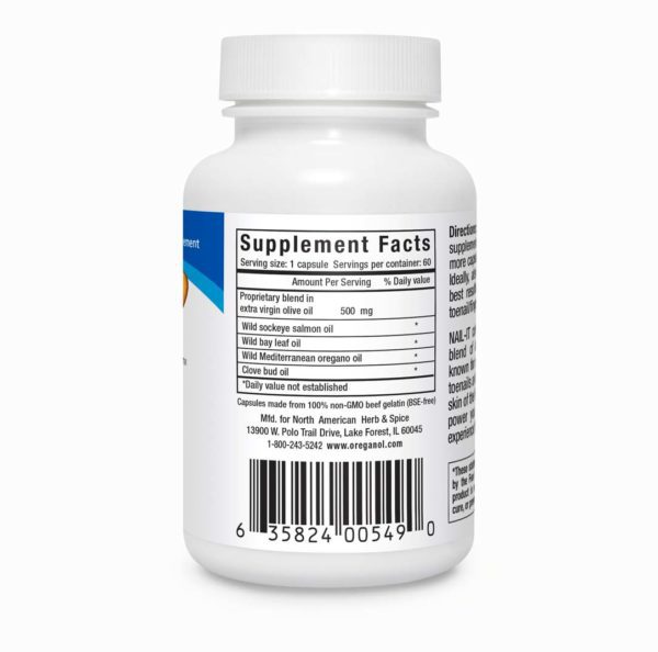 Nail-It 60 count bottle supplement facts