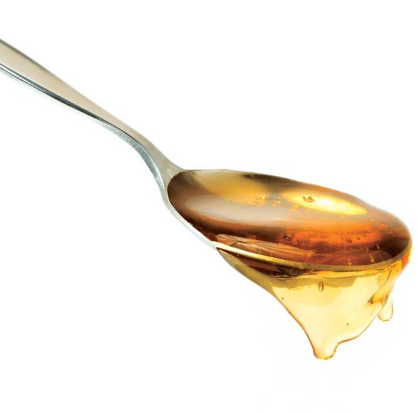 OrangeBlossom Honey on spoon