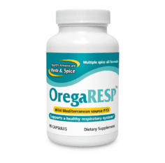 OregaRESP 90 Capsules Front Label