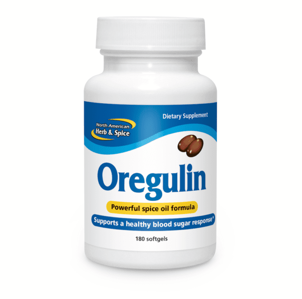 Oregulin 180 Softgels Front Label