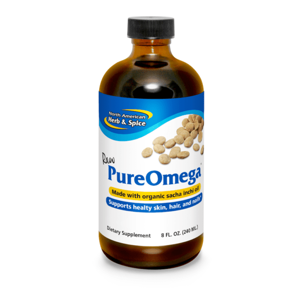 PureOmega 8 fl oz front label