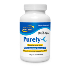 Purely-C 120 grams powder front label