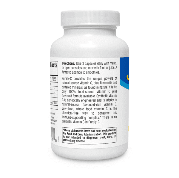 Purely-C directions capsules Directions label