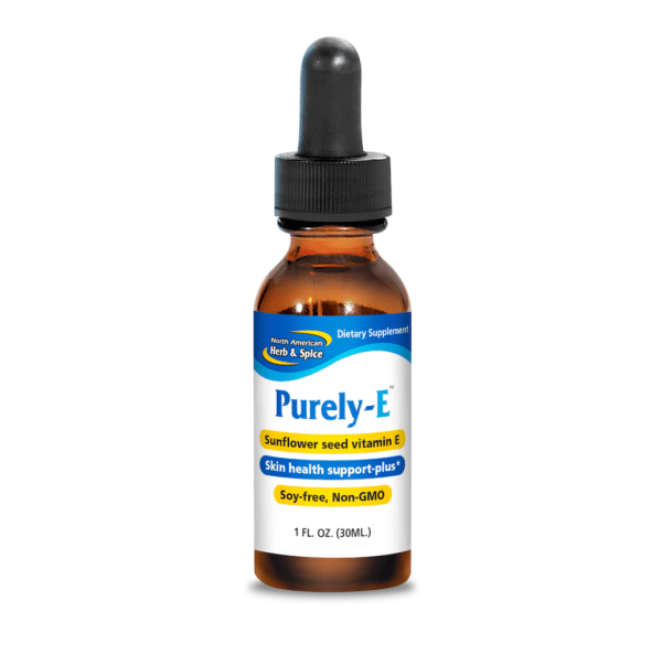 Purely-E 1 fl oz front label