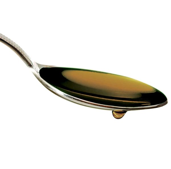 ResveraFLO liquid on a spoon