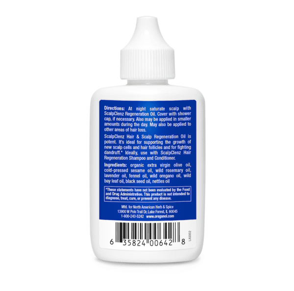 ScalpClenz oil back label