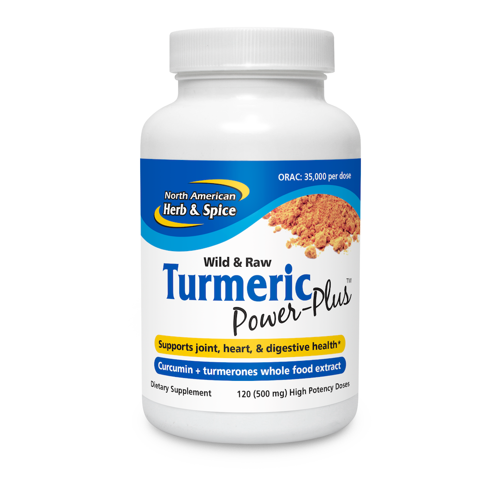 Turmeric Power Plus powder front label