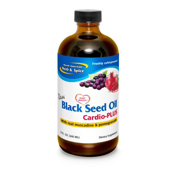 Black Seed Oil 8oz Front Label