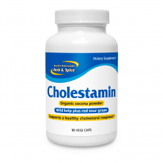 Cholestamin capsule front label