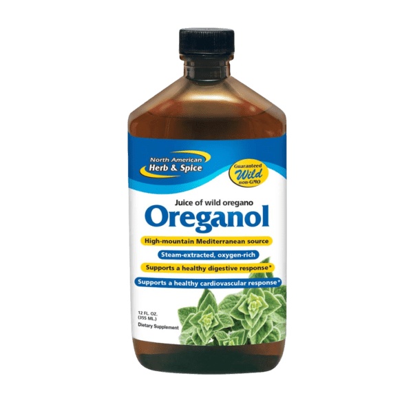 Oreganol juice 12oz front label