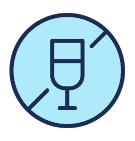 no alcohol logo icon
