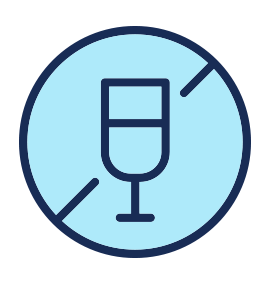 no alcohol logo icon