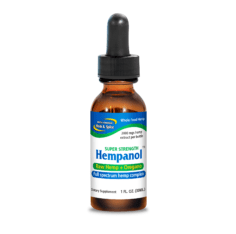 Hempanol raw drops label