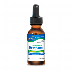 Hempanol raw drops label