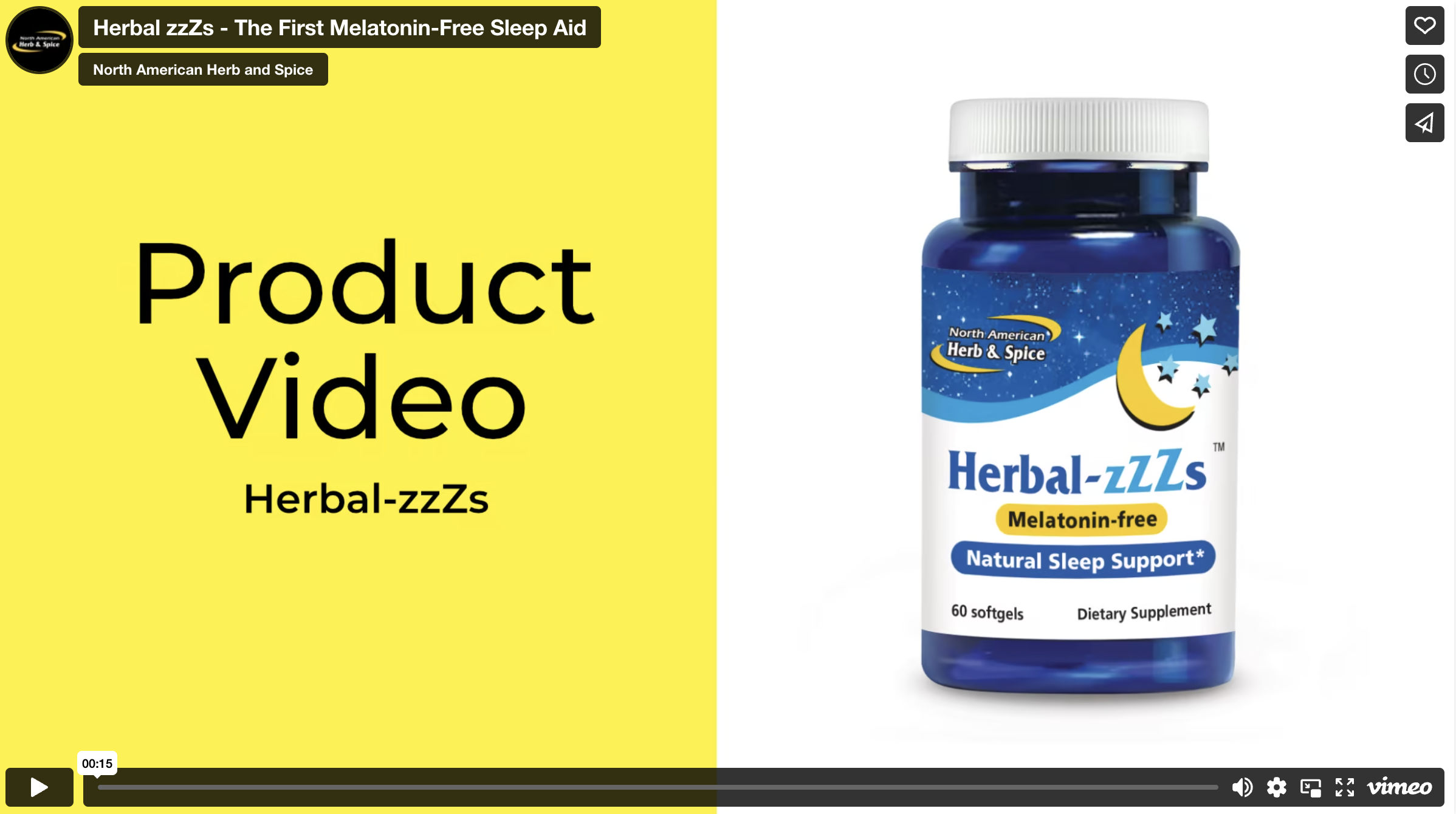 Herbal zzZs The First MelatoninFree Sleep Aid North American Herb