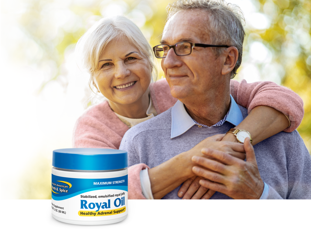 Older couple featuring Royal Oil product