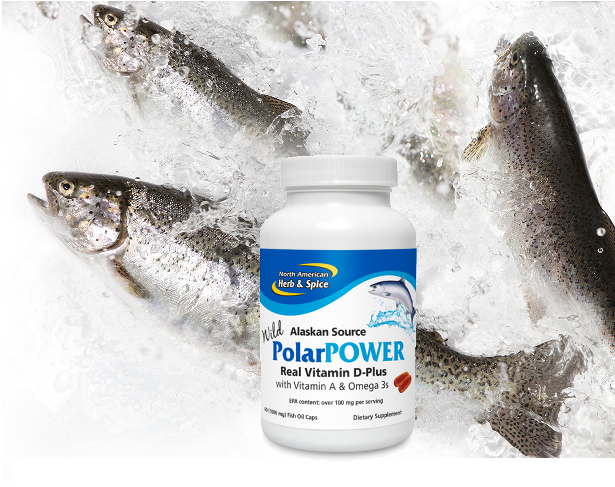 Whole salmon ingredient with PolarPower product