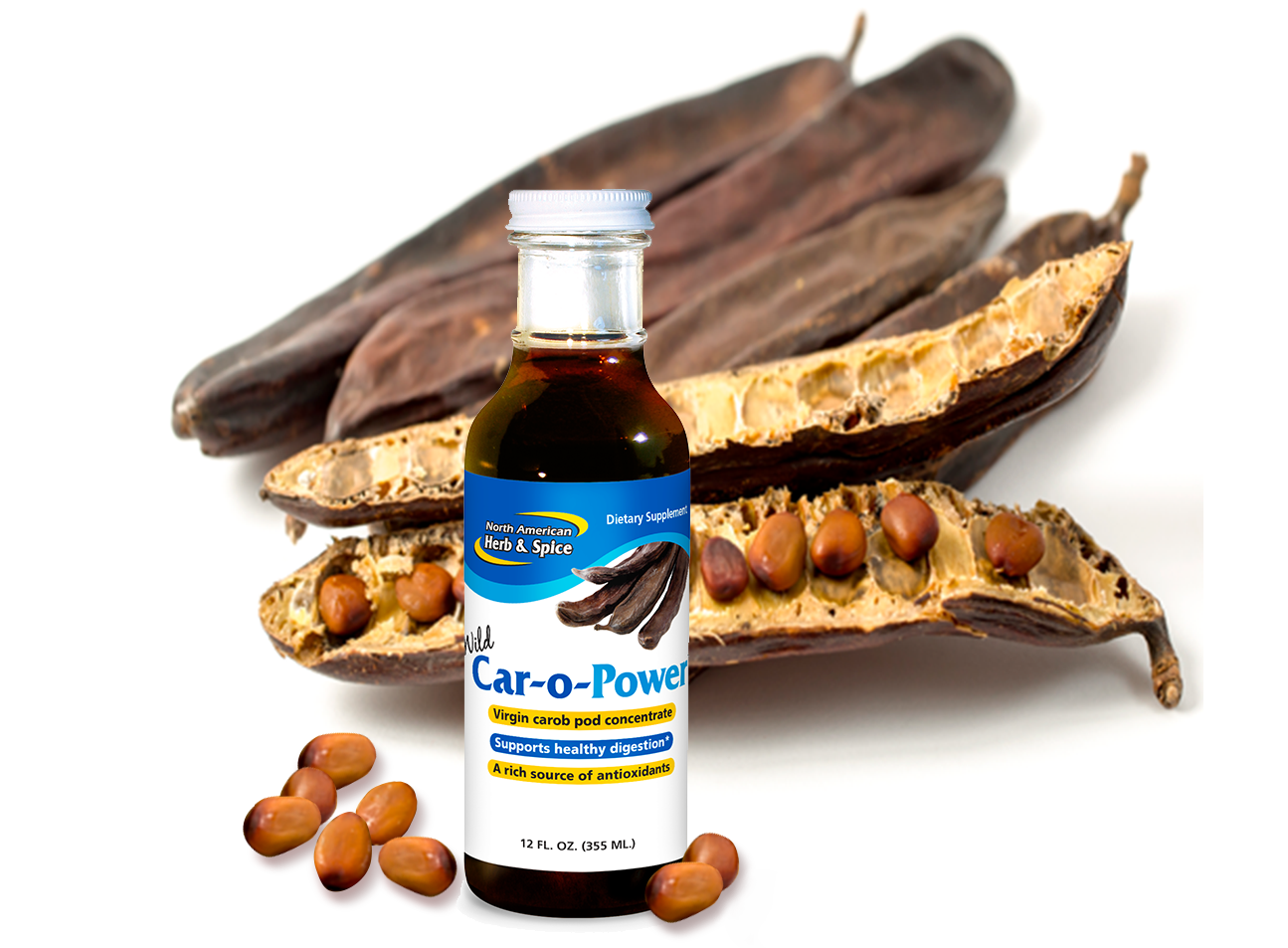 Carob ingredient with Car-o-Power product