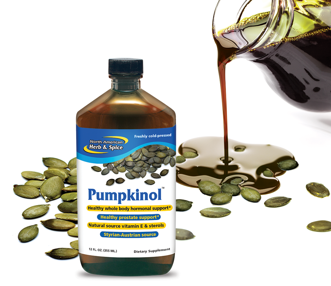Pumpkinol product with pumpkin seeds and pumpkin oil