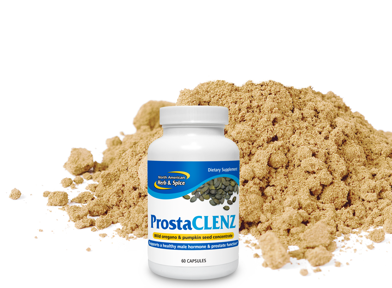 ProstaClenz product with Pumpkin Seed Powder