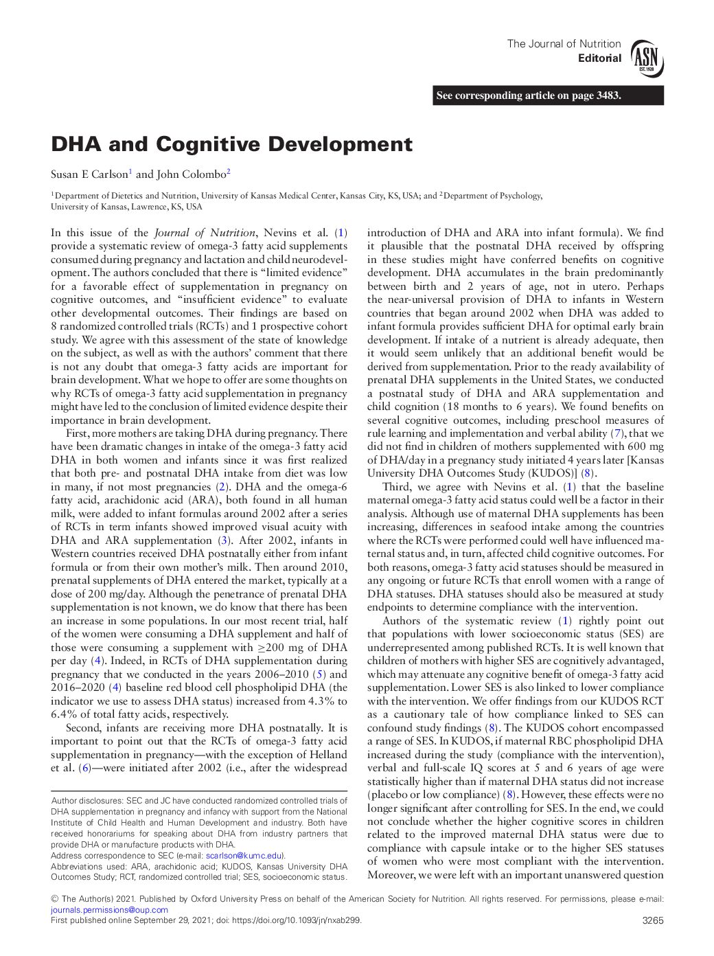 Featured image for “DHA and Cognitive Development”