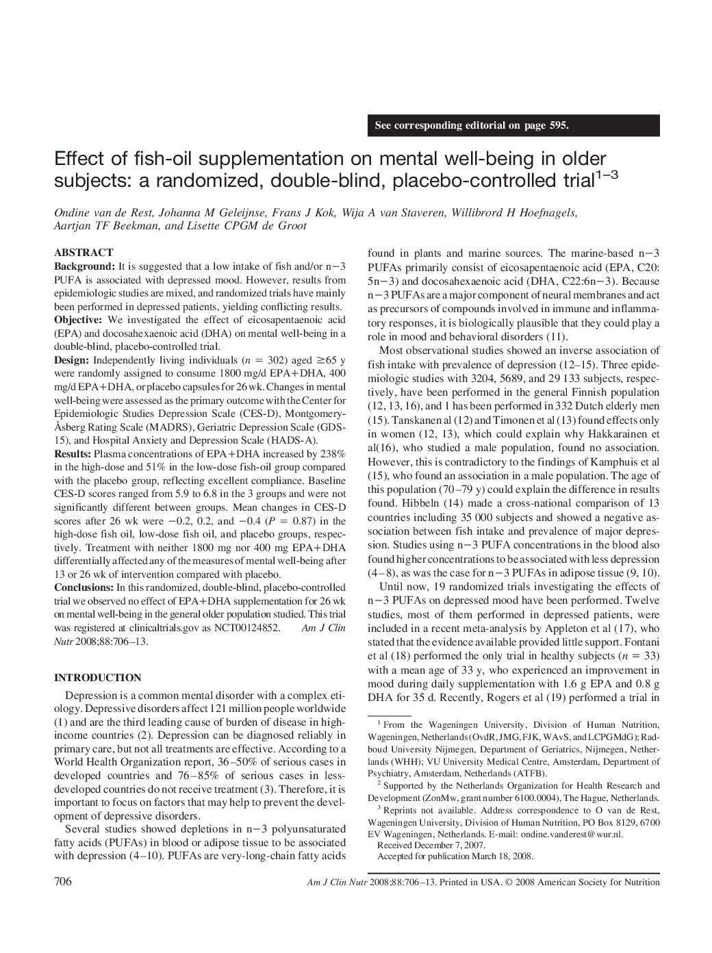 Featured image for “Effect of fish-oil supplementation on mental well-being in older subjects: a randomized, double-blind, placebo-controlled trial”