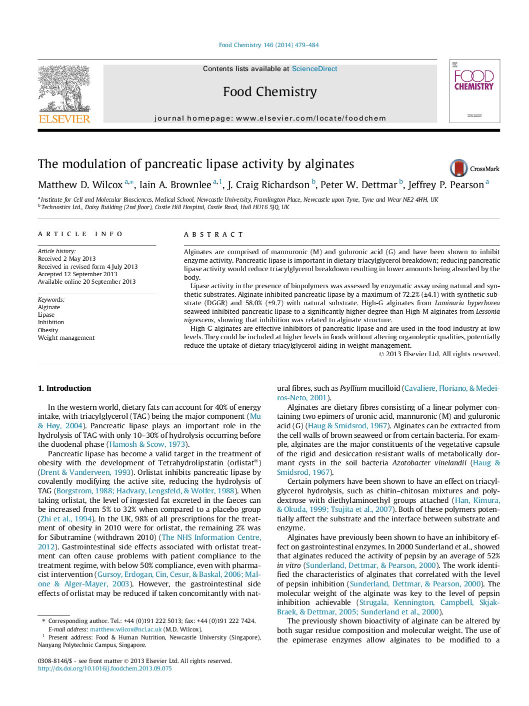 Featured image for “The modulation of pancreatic lipase activity by kelp alginates”